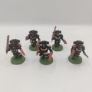 Warhammer 40k 2nd Edition Blood Angels Death Company x5 Metal Painted AI185