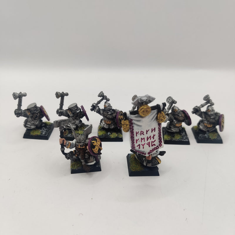 Warhammer The Old World Dwarf Ironbreakers x8 - Metal Painted AA085