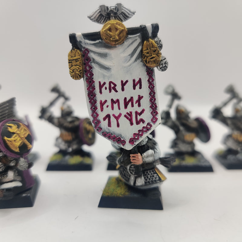 Warhammer The Old World Dwarf Ironbreakers x8 - Metal Painted AA085