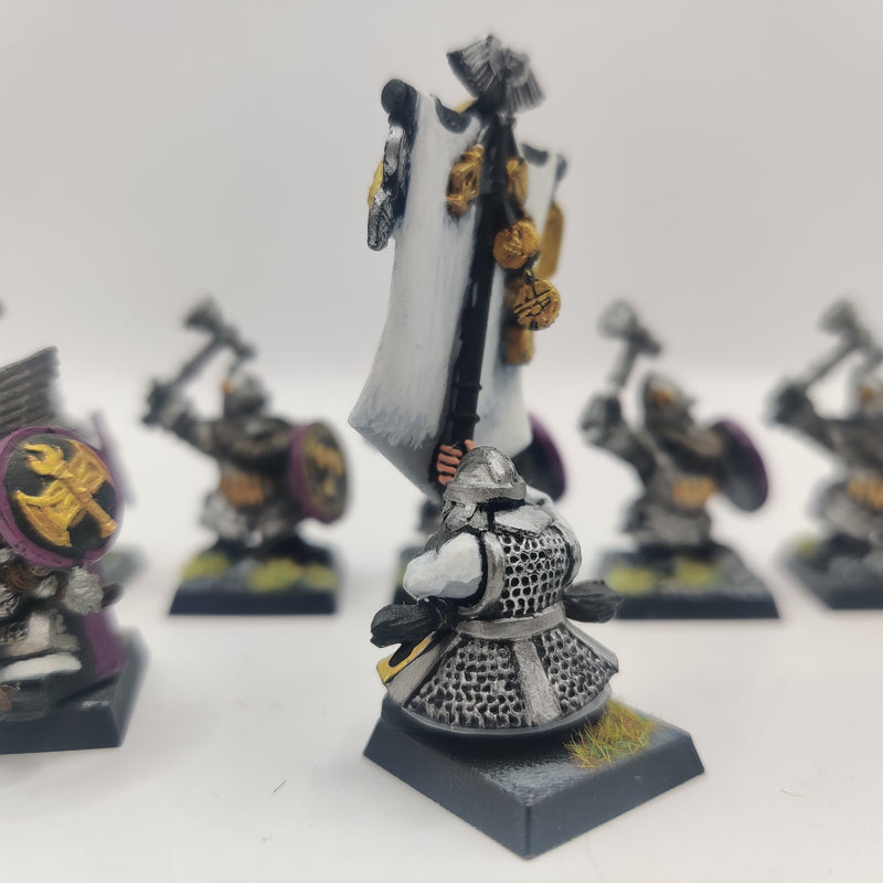 Warhammer The Old World Dwarf Ironbreakers x8 - Metal Painted AA085