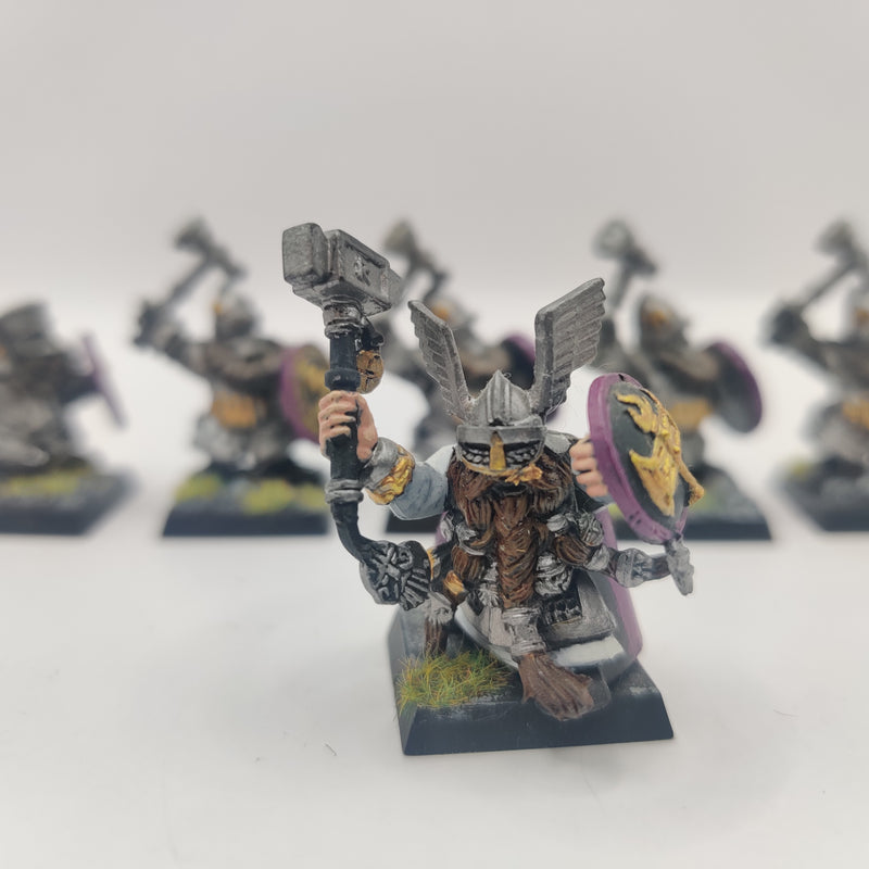 Warhammer The Old World Dwarf Ironbreakers x8 - Metal Painted AA085