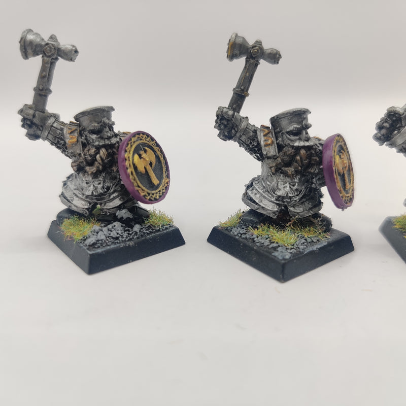 Warhammer The Old World Dwarf Ironbreakers x8 - Metal Painted AA085
