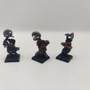 Warhammer The Old World Dwarf Giant / Troll Slayers x3 - Metal Painted AZ214