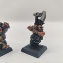Warhammer The Old World Dwarf Giant / Troll Slayers x3 - Metal Painted AZ214