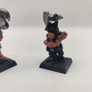 Warhammer The Old World Dwarf Giant / Troll Slayers x3 - Metal Painted AZ214