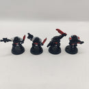 Warhammer 40k Space Marines Scouts x4 - Metal OOP AL007