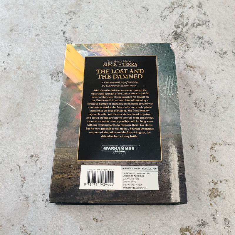 Warhammer The Horus Heresy The Lost and the Damned Siege of Terra Hardback BG007