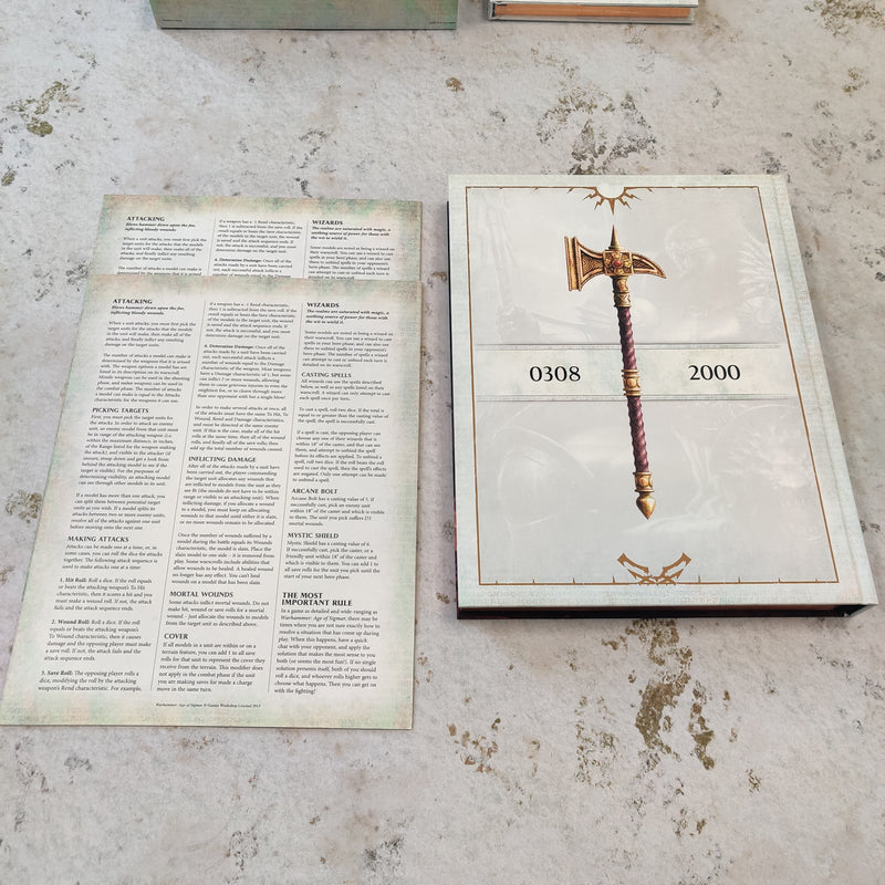 Warhammer Age of Sigmar Limited Edition Core Rulebook 0308/2000 BK0043