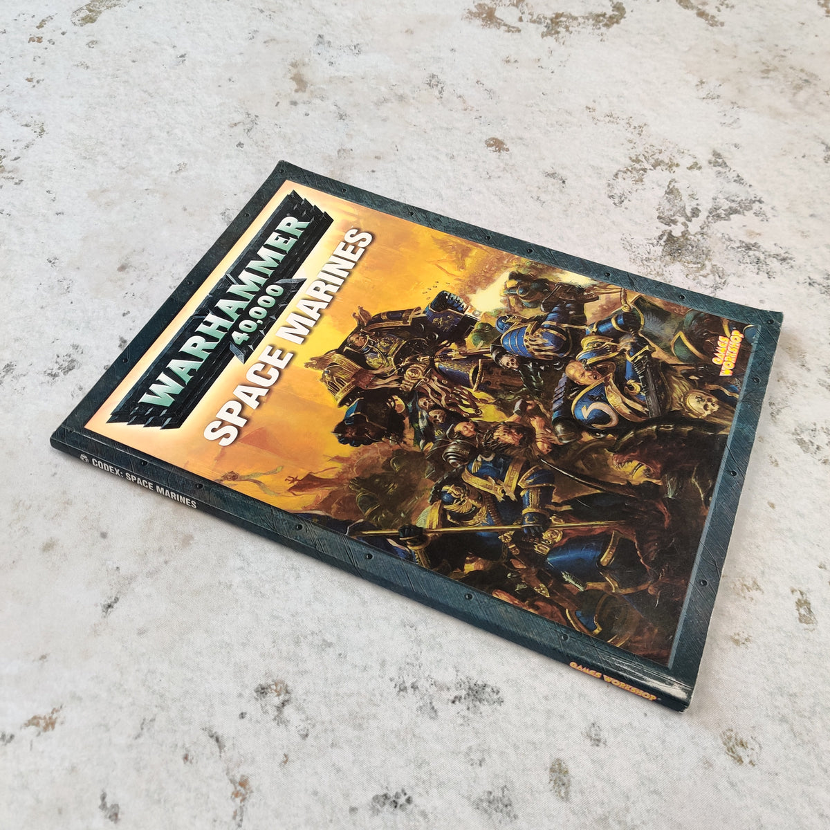 Figurine Warhammer 40000 – D11C41 Moto Space Marine – Games Workshop 2004 – Scellée