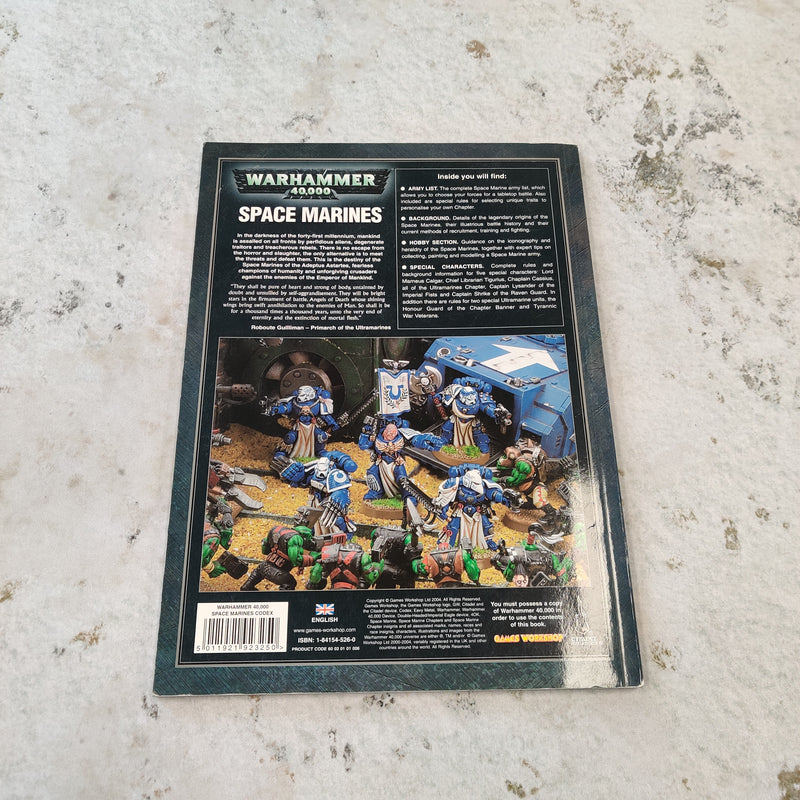 Warhammer 40k 4th Edition Codex Space Marines - 2004 BK0055