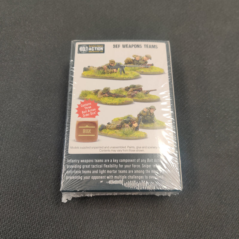 Bolt Action BEF Weapons Teams - Sealed AY140