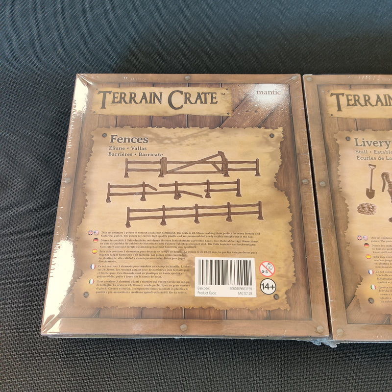 Terrain Crate Livery Stable and Fences AY135