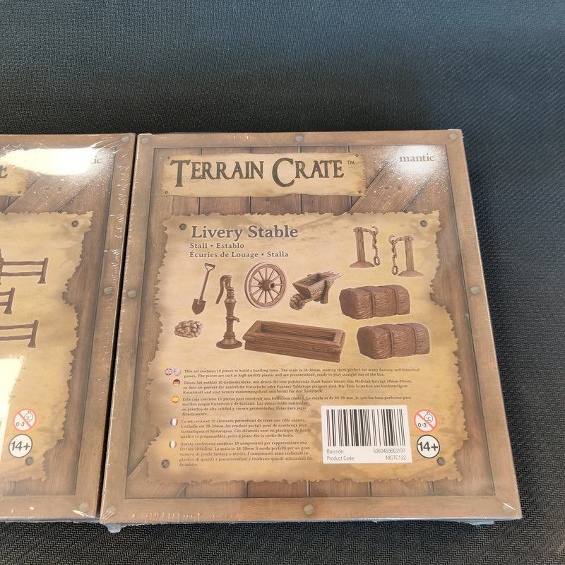 Terrain Crate Livery Stable and Fences AY135
