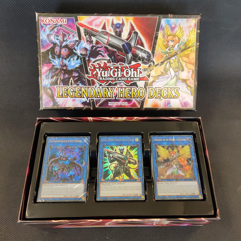 テーブルゲーム/ホビー 遊戯王 EU版 Legendary Hero Decks 1box mxn26g8