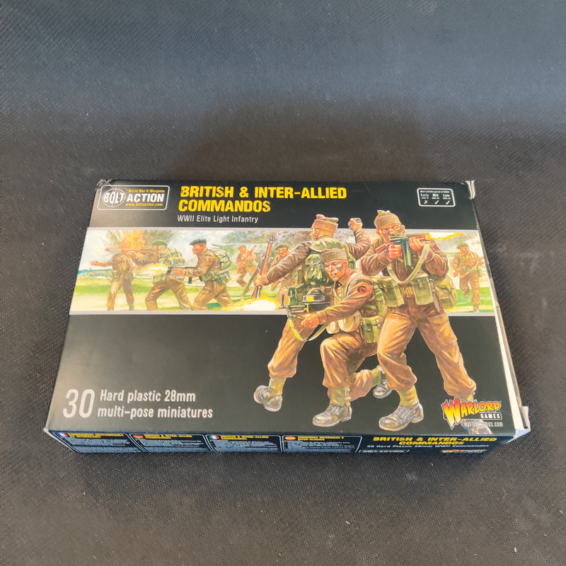 Bolt Action British and Inter-Allied Commandos - In Box AY142