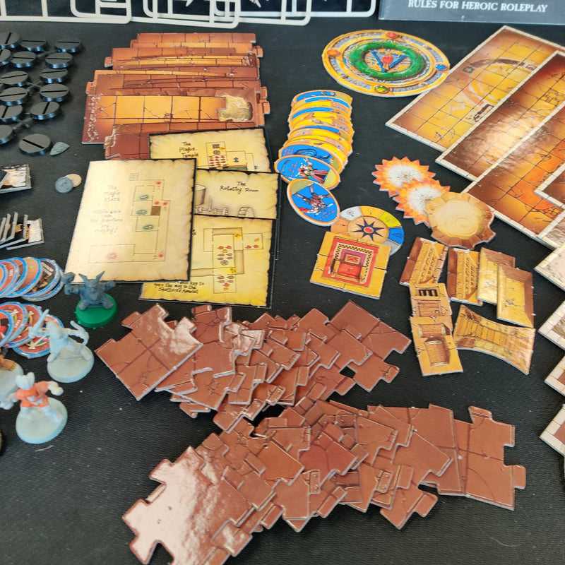 Advanced Heroquest Boardgame - No Box - Incomplete AB050