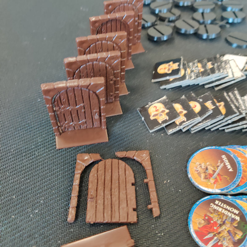 Advanced Heroquest Boardgame - No Box - Incomplete AB050