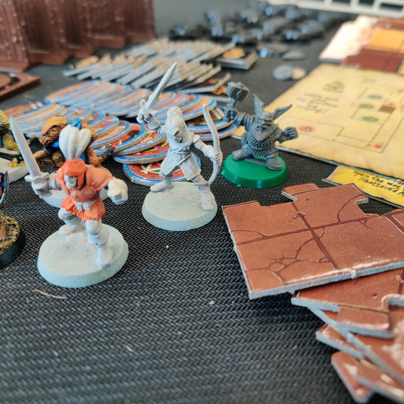 Advanced Heroquest Boardgame - No Box - Incomplete AB050