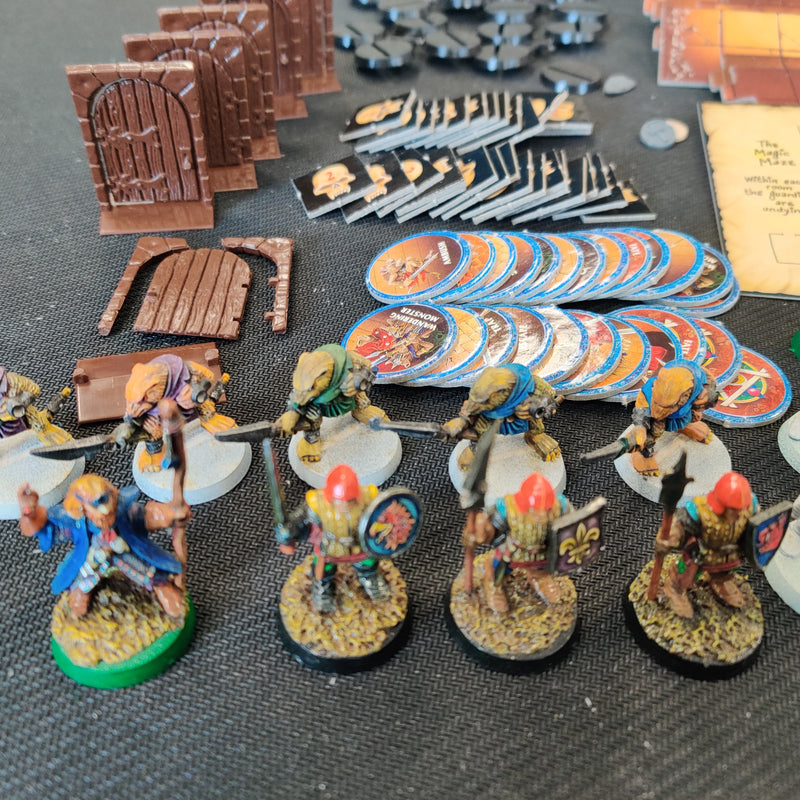 Advanced Heroquest Boardgame - No Box - Incomplete AB050