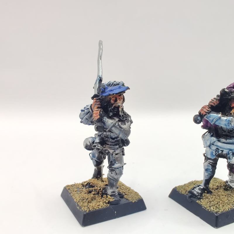 8 Greatswords Empire Warhammer Metal OOP 1992 – Figurines WFB Oldhammer Non Peintes