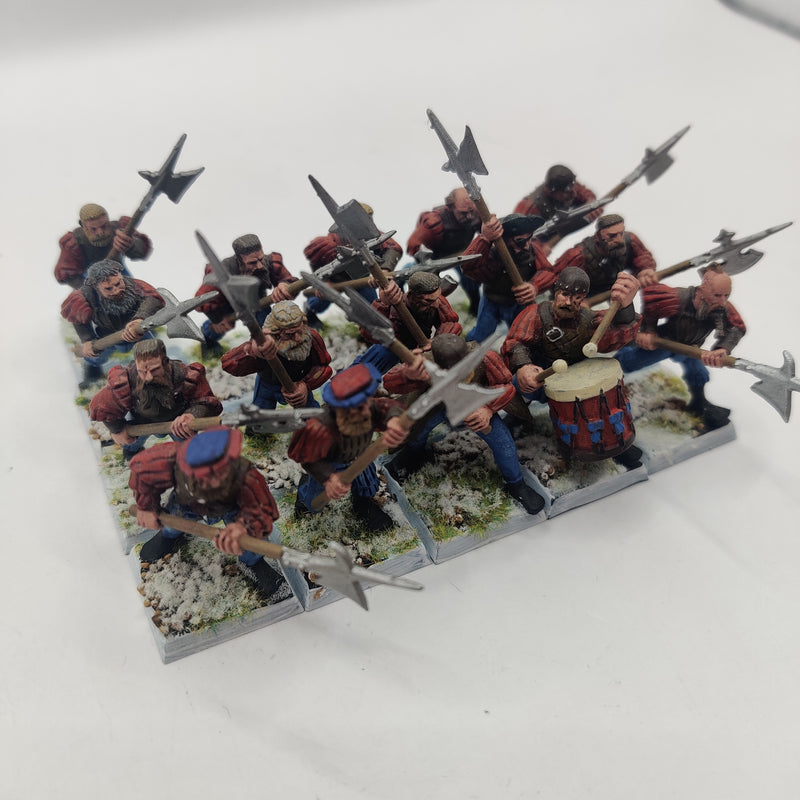 Warhammer the Old World Empire State Troops with Halberds Painted AA143
