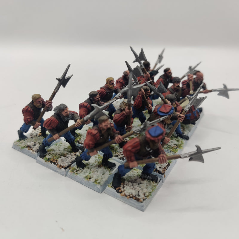 Warhammer the Old World Empire State Troops with Halberds Painted AA143