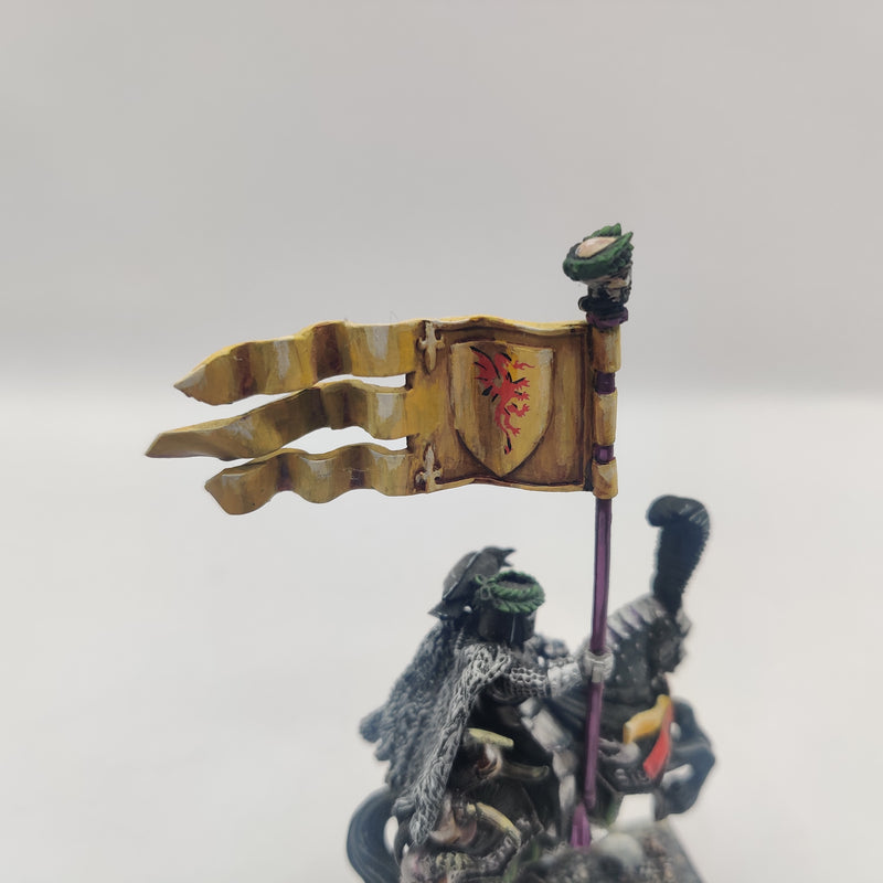 Warhammer the Old World Empire Standard Bearer on Horse - Well Painted AF118