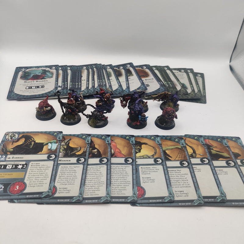 Warhammer Underworlds Zarbag's Gitz - Well Painted with Cards AW158