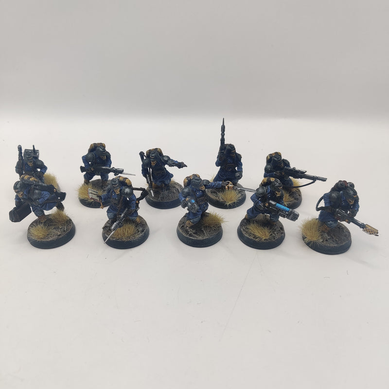 Warhammer 40k Death Korps of Krieg Infantry Squad - Painted AA064