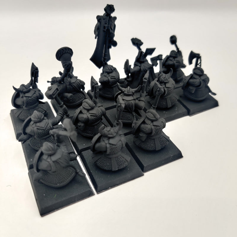 Warhammer the Old World Dwarf Warriors inc Command x 13 AI274