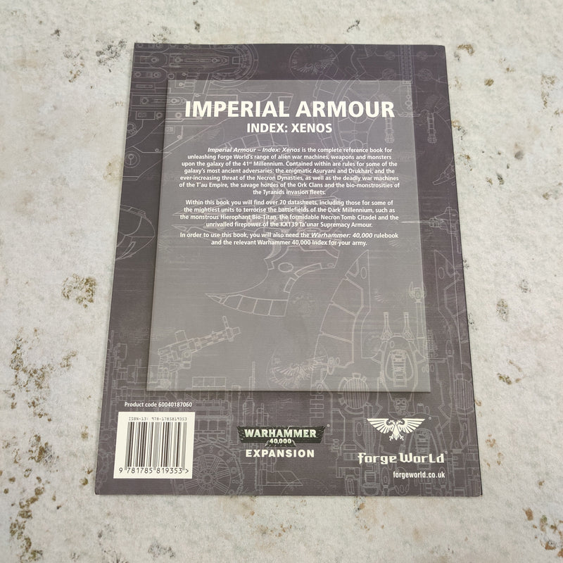 Warhammer 40k Forge World Imperial Armour Index Xenos BK0020