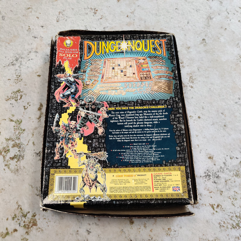 Dungeonquest Boardgame - Games Workshop 1987 AY167
