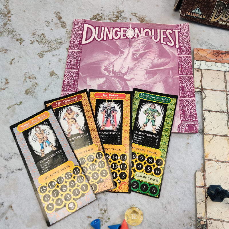 Dungeonquest Boardgame - Games Workshop 1987 AY167