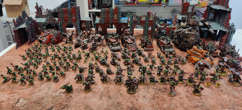 Warhammer 40k Huge Ork Army - Painted  BE021
