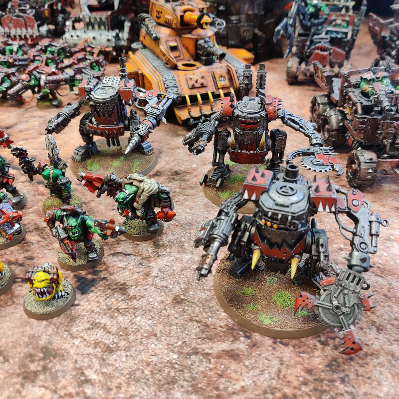 Warhammer 40k Huge Ork Army - Painted  BE021