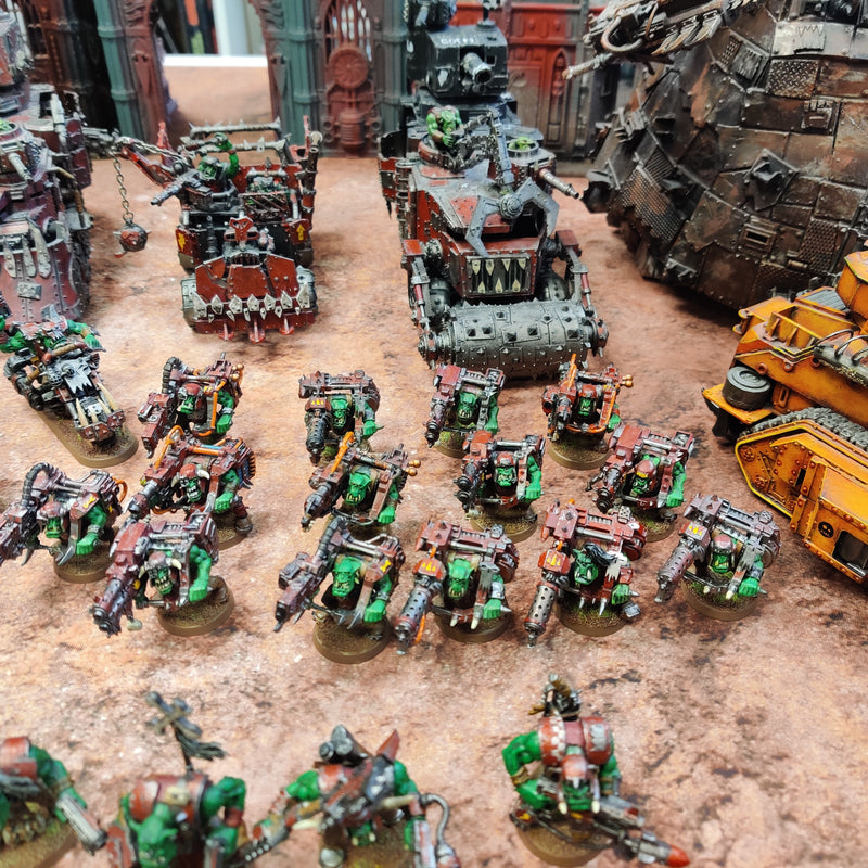 Warhammer 40k Huge Ork Army - Painted  BE021