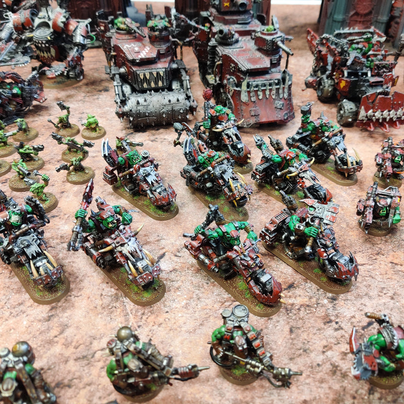 Warhammer 40k Huge Ork Army - Painted  BE021