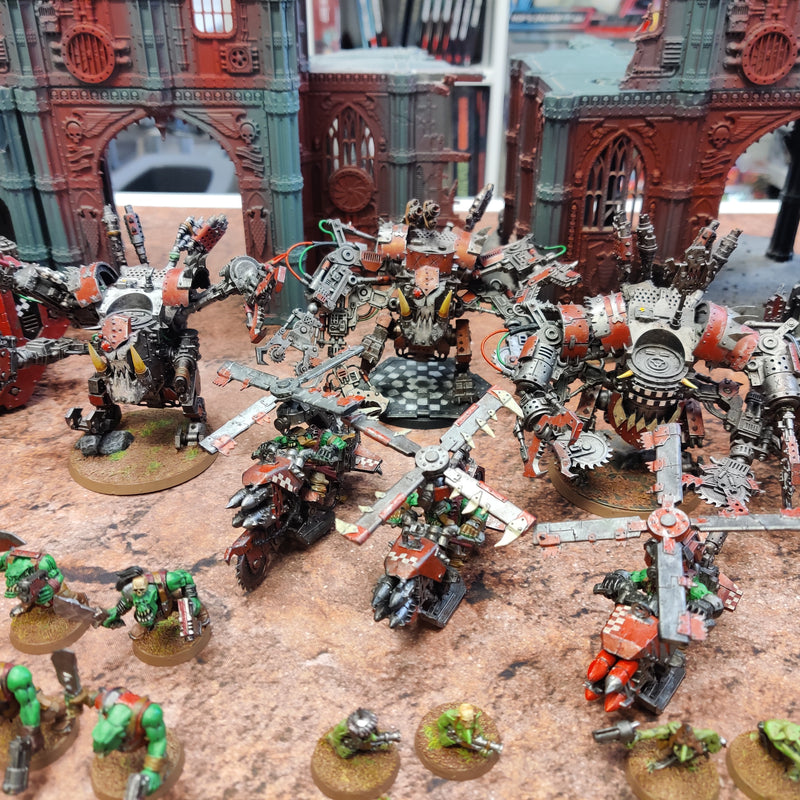 Warhammer 40k Huge Ork Army - Painted  BE021