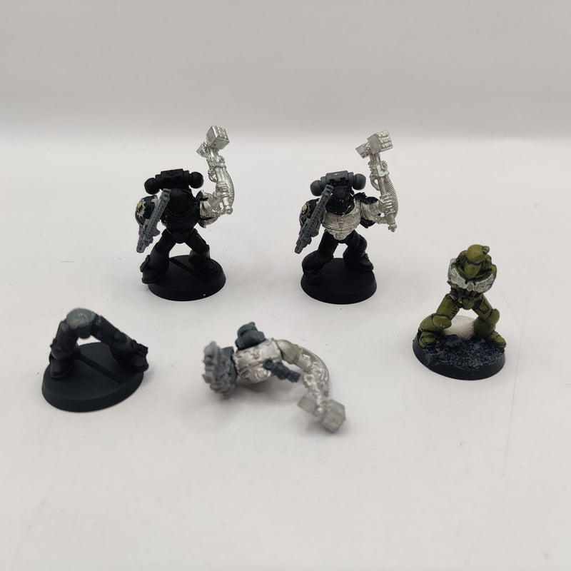 Warhammer 40k Space marines with Metal Thunder Hammers - OOP parts AC156