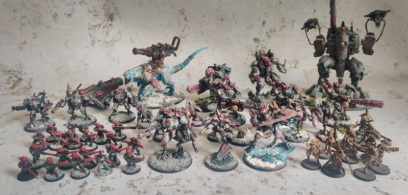 Warhammer 40k T'au Empire Army - Painted AB249