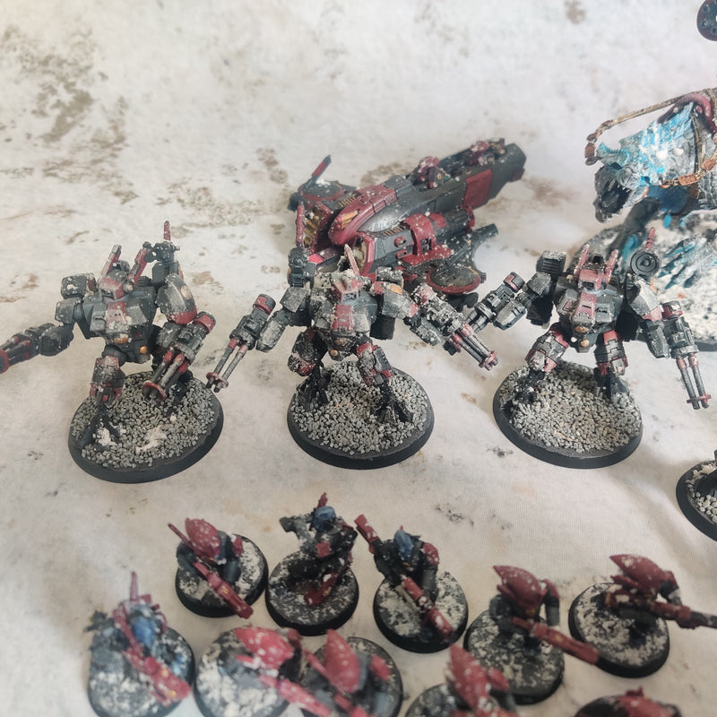 Warhammer 40k T'au Empire Army - Painted AB249