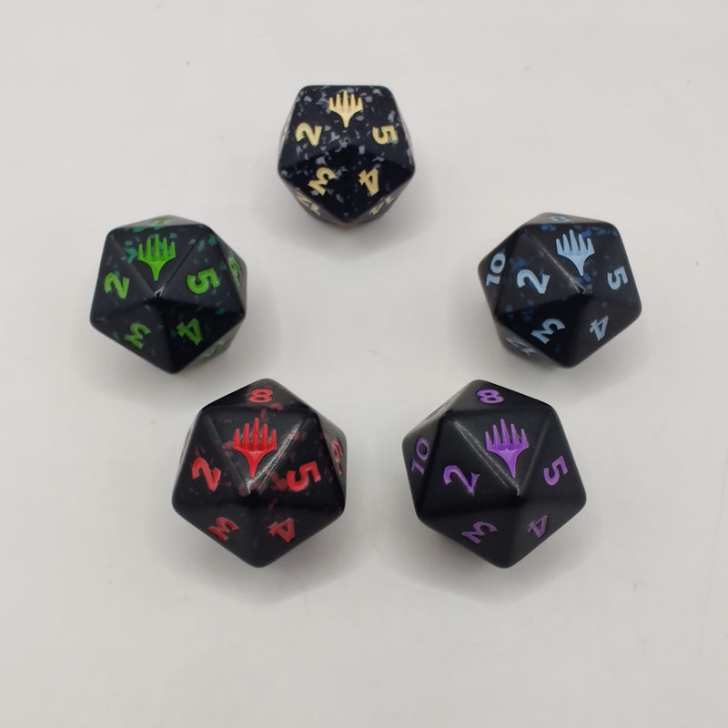 Magic the Gathering Final Fantasy Spindown Dice Life Counter - Set of 5 AX096