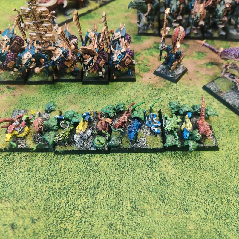 Warhammer the Old World Lizardmen Army - Painted AB004