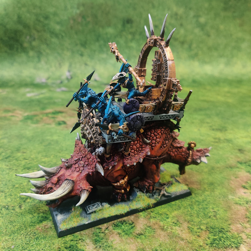 Warhammer the Old World Lizardmen Army - Painted AB004