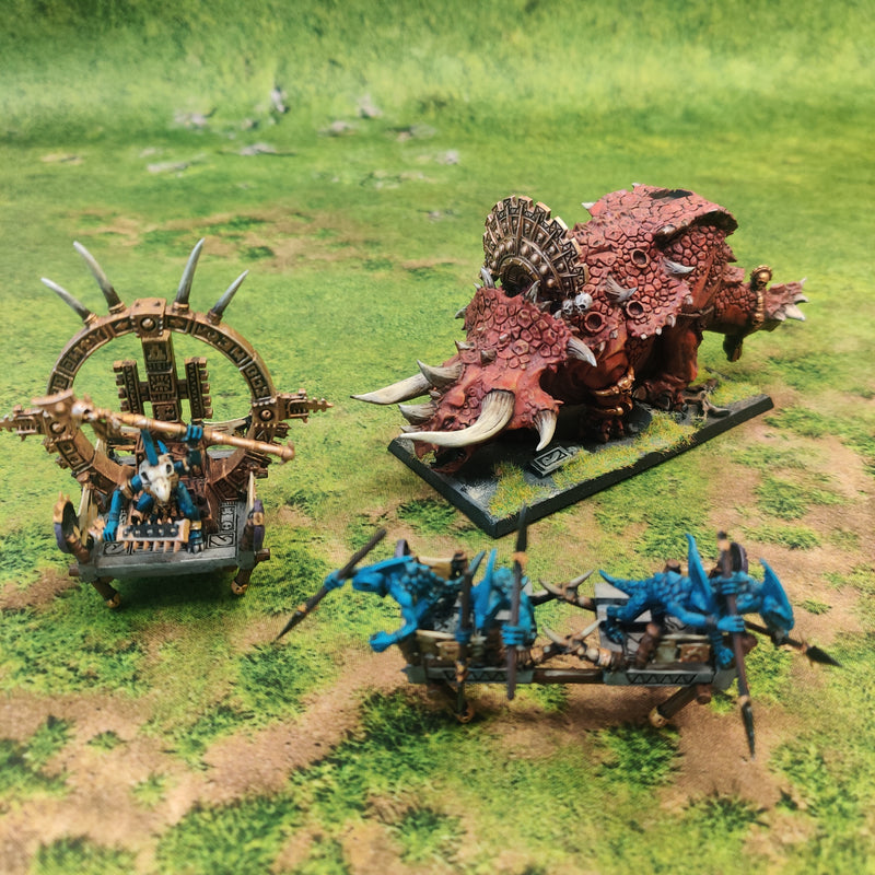 Warhammer the Old World Lizardmen Army - Painted AB004