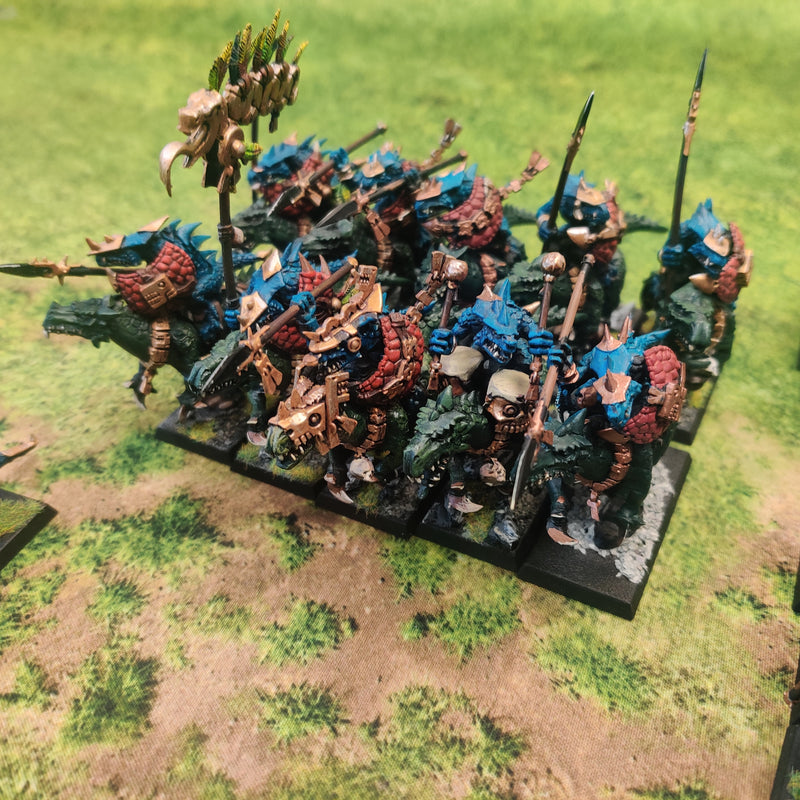 Warhammer the Old World Lizardmen Army - Painted AB004