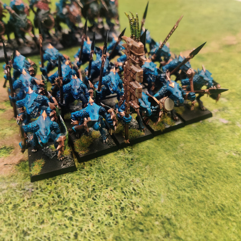 Warhammer the Old World Lizardmen Army - Painted AB004