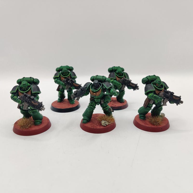 Warhammer 40k Salamanders Intercessor Squad - Painted AL019