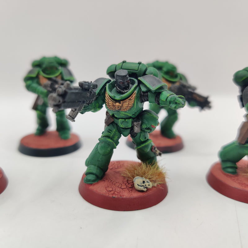 Warhammer 40k Salamanders Intercessor Squad - Painted AL019