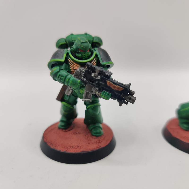 Warhammer 40k Salamanders Intercessor Squad - Painted AL019